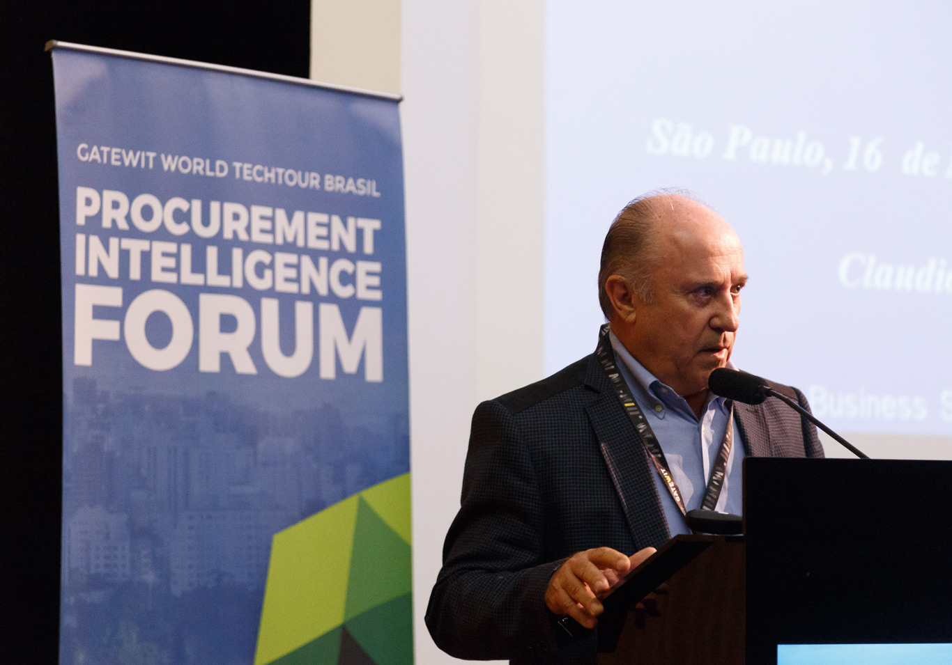 Vital Martins Filho palestrando no Procurement Intelligence Forum